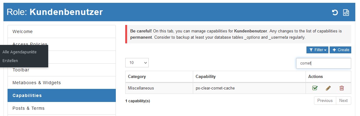 Paxido_Berechtigung_Cometcache_leeren